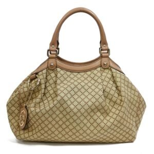 Gucci Handbag Diamante Beige Women's Men's | AlmaBagz
