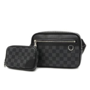 Louis Vuitton Damier Graphite Scott Messenger Shoulder Bag Men's N50018 | AlmaBagz