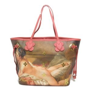LOUIS VUITTON Neverfull MM Masters Collection Brown PVC coated canvas Boucher M43357 | AlmaBagz