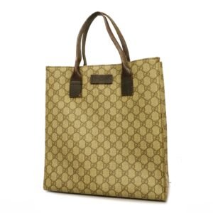 Gucci 91249 Women's GG Supreme Tote Bag Beige | AlmaBagz