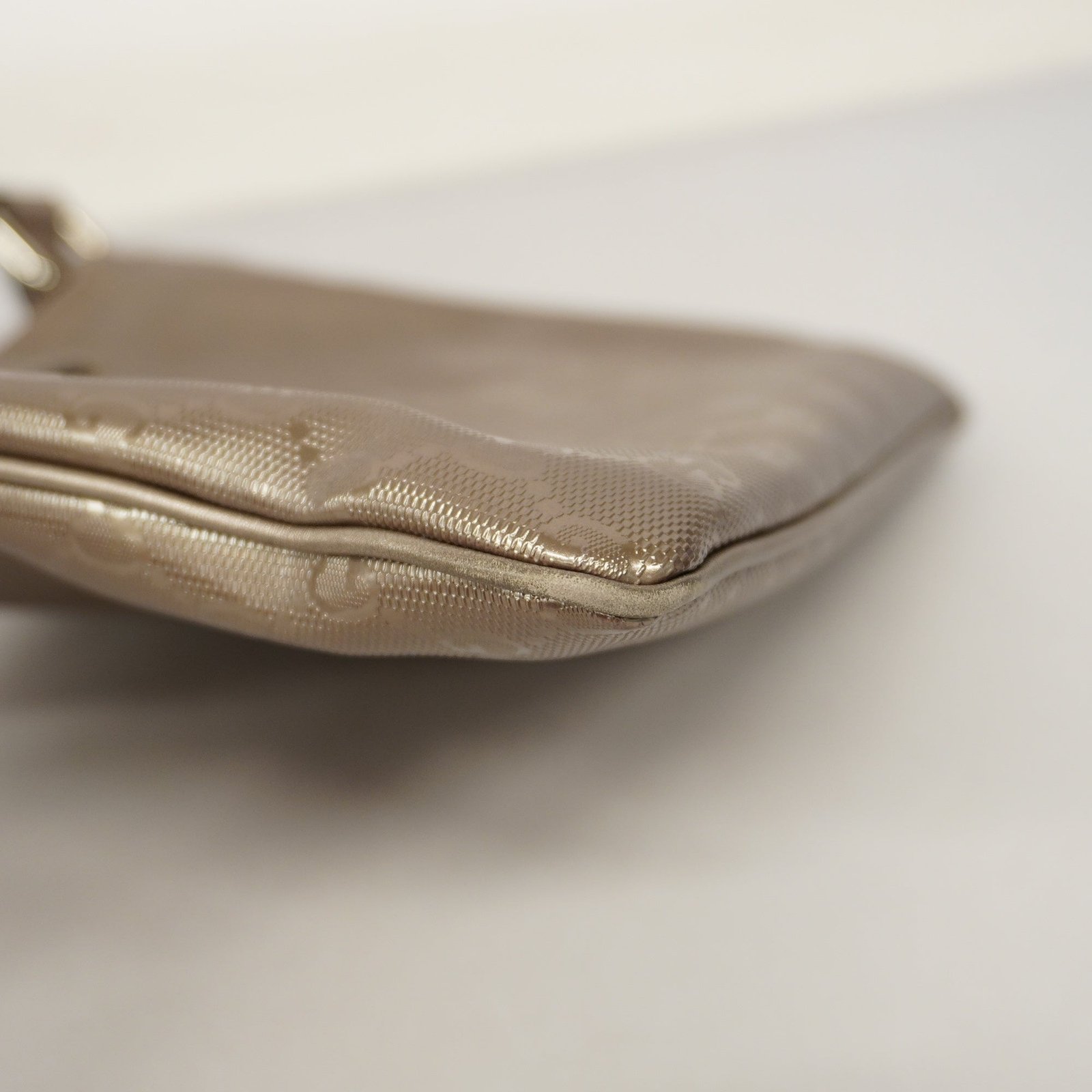 GUCCI GG Imprime 201538 Women's Leather Shoulder Bag Gray | AlmaBagz - Image 8