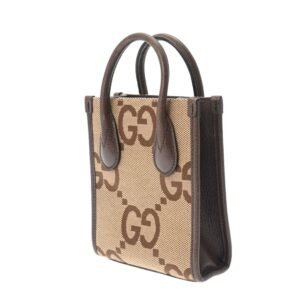 GUCCI Tote Bag Jumbo GG Beige 699406 Women's Supreme Canvas Handbag | AlmaBagz