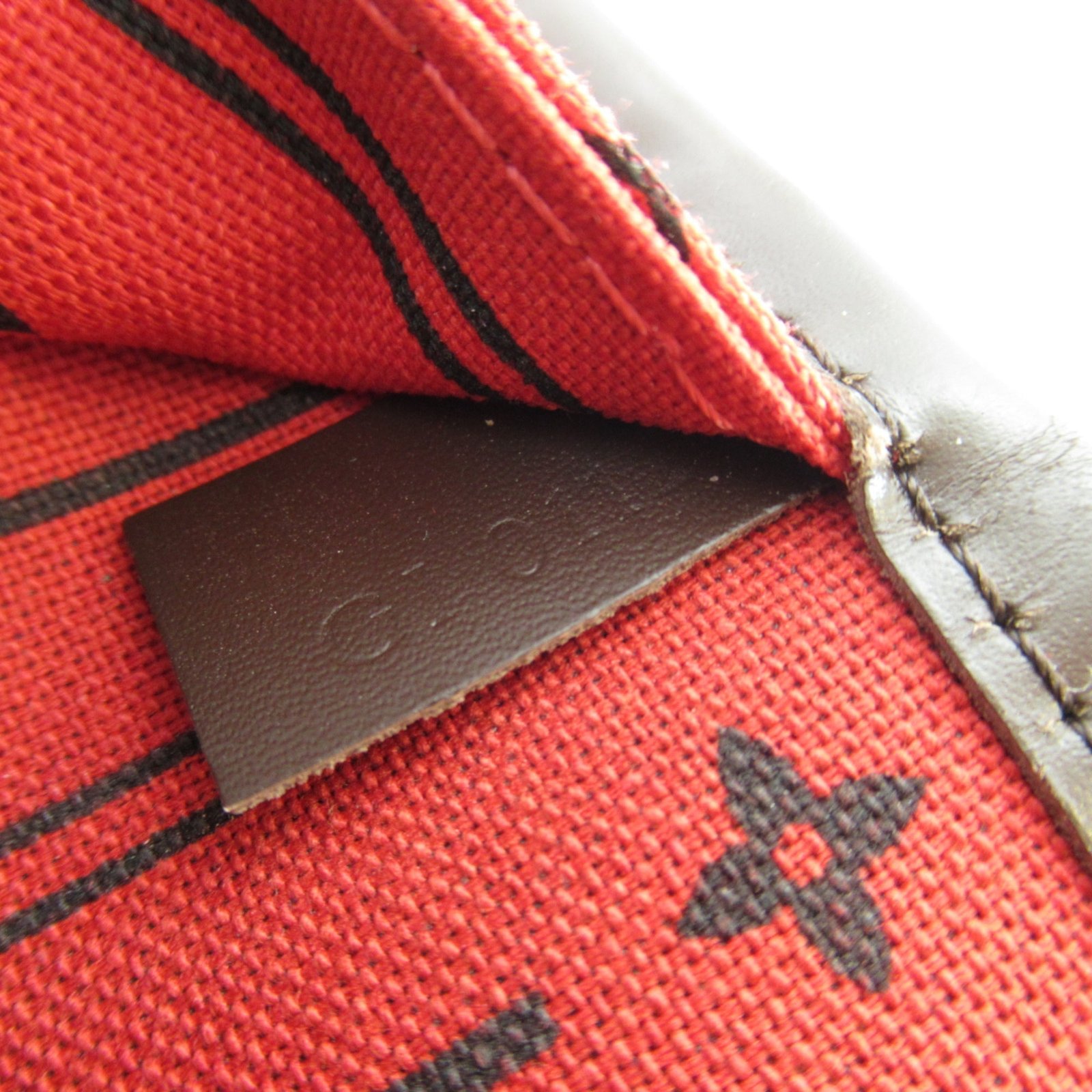 LOUIS VUITTON Neverfull MM Brown Ebene Damier PVC coated canvas N51105 | AlmaBagz - Image 9