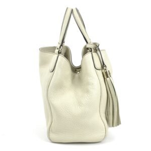 GUCCI Handbag Crossbody Shoulder Bag Soho Leather Off-White Light Gold Ladies 336751 | AlmaBagz