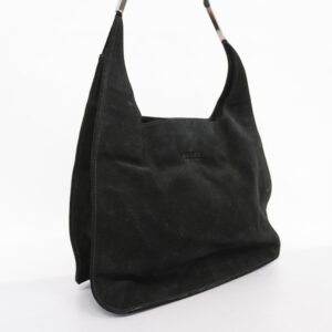 GUCCI[3cc2424]   Handbag 001 3167 Suede/Leather Black Silver metal | AlmaBagz