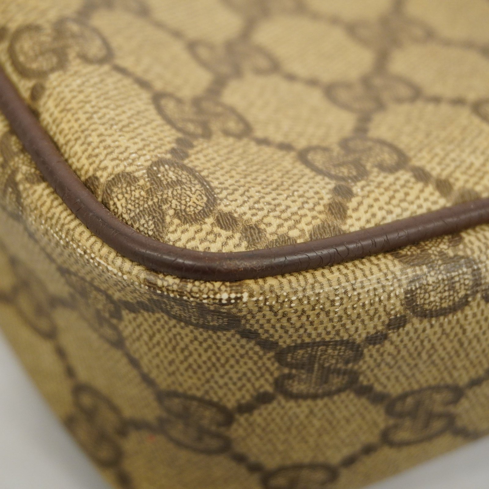 GUCCI Clutch Bag 89.01.044 Women's GG Supreme Clutch Bag Beige,Brown | AlmaBagz - Image 9