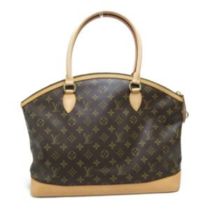 LOUIS VUITTON Lockit Horizontal Handbag Brown Monogram PVC coated canvas M40104 | AlmaBagz