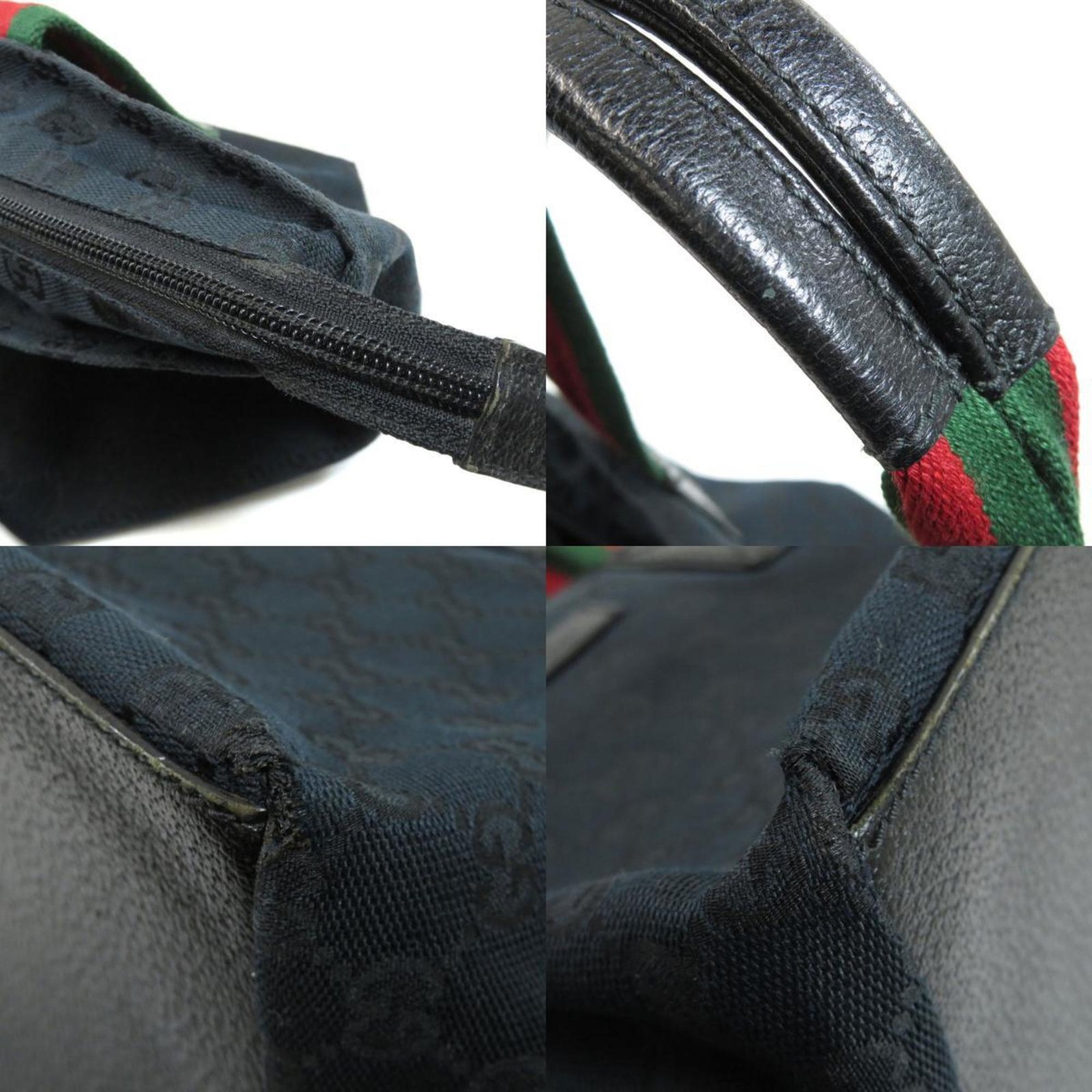 Gucci 131228 GG Sherry Line Handbag Canvas Ladies GUCCI | AlmaBagz - Image 9