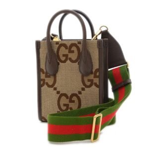 Gucci Jumbo GG 2Way Shoulder Bag Canvas Beige 699406 | AlmaBagz