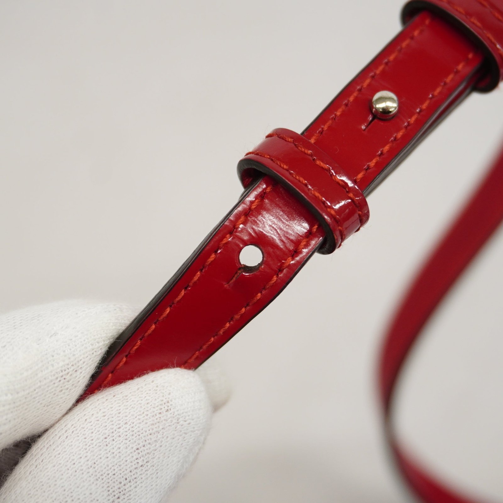 GUCCI Interlocking G 510304 Women's Leather Shoulder Bag Red Color | AlmaBagz - Image 17