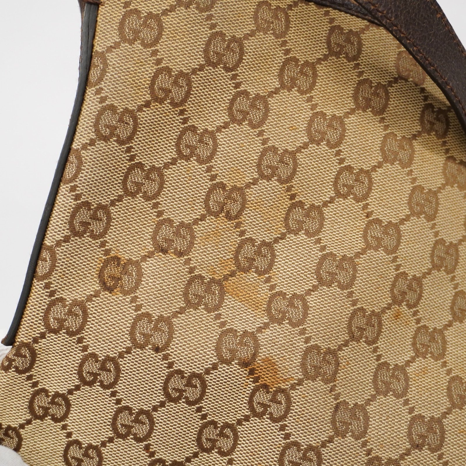 GUCCI GG Canvas Shoulder Bag 113013 Women's Shoulder Bag Beige,Dark Brown | AlmaBagz - Image 12