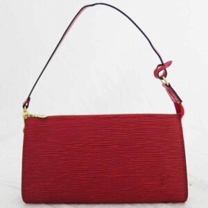 Louis Vuitton Bag Epi Pochette Accessoir Red Leather Shoulder Pouch Ladies M52947 | AlmaBagz