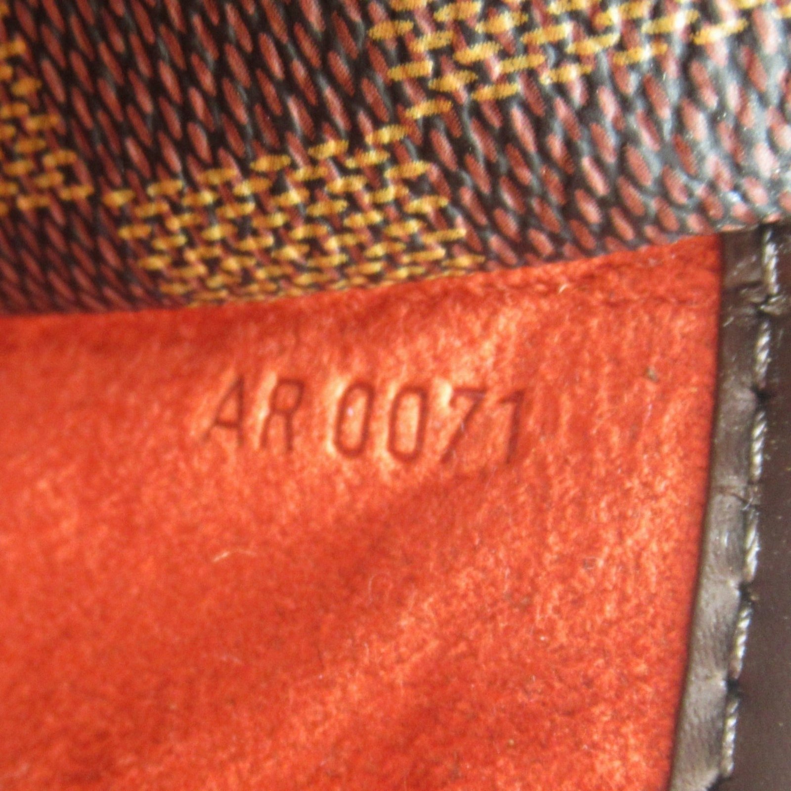 LOUIS VUITTON Sarria Oriental Brown Ebene Damier PVC coated canvas N51282 | AlmaBagz - Image 9