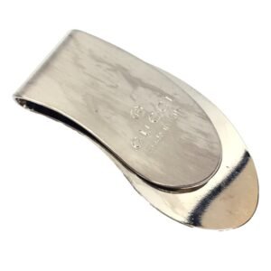 Gucci money clip silver color men's wallet | AlmaBagz