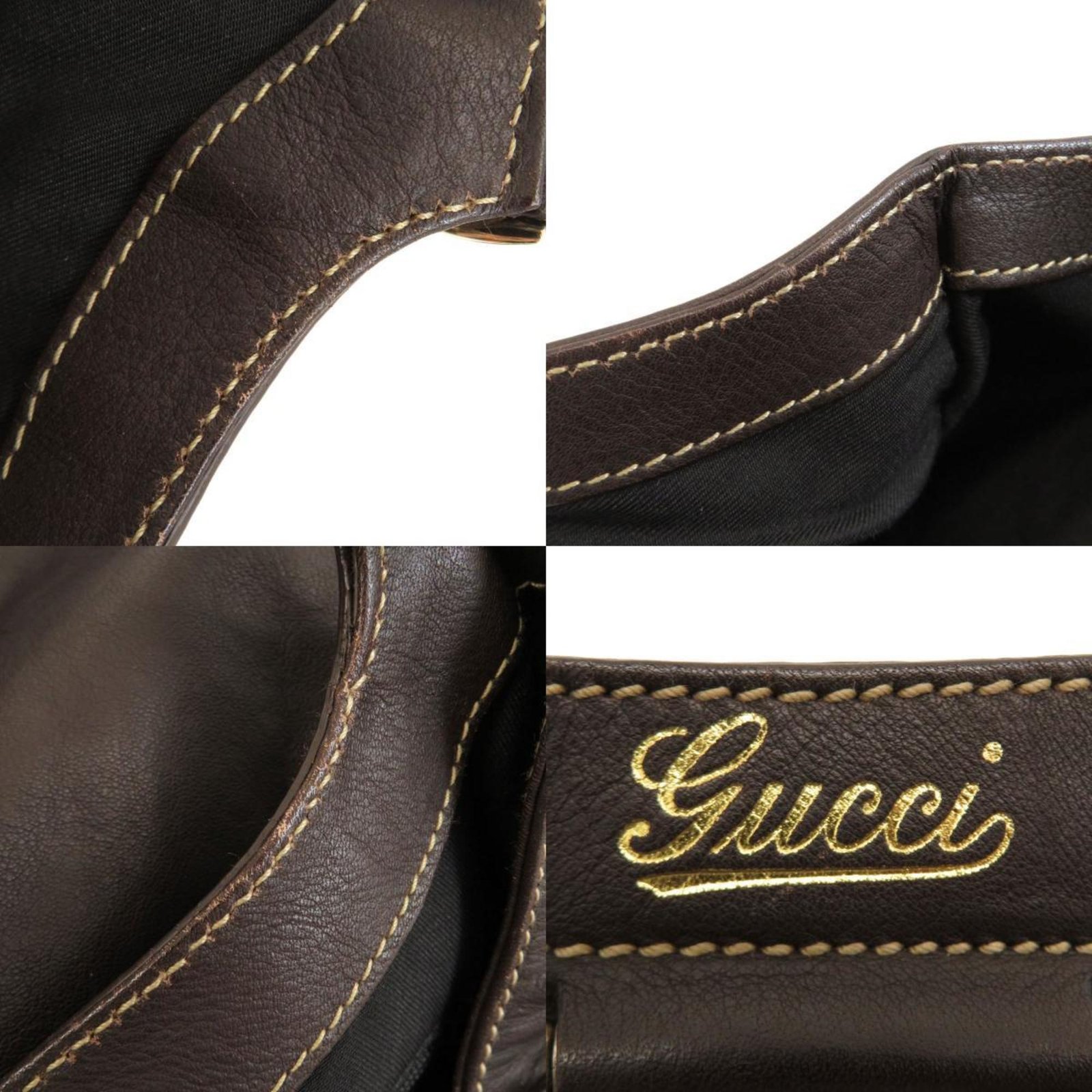 GUCCI 189835 Abbey Tote Bag Leather Ladies | AlmaBagz - Image 5