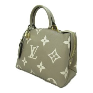 Louis Vuitton Petit Palais PM handbag Beige Turtle claim Monogram empreinte leather M58914 | AlmaBagz
