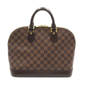LOUIS VUITTON Alma Brown Ebene Damier PVC coated canvas N51131 | AlmaBagz