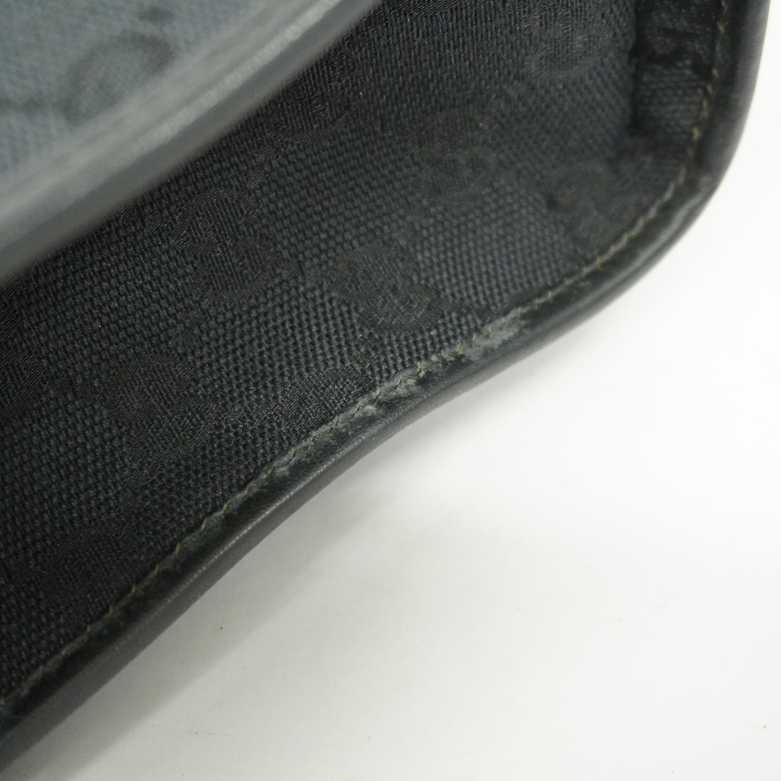 GUCCI Jackie Handbag 002 1065 Women's GG Canvas Black | AlmaBagz - Image 8