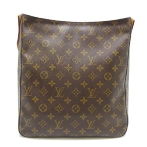 LOUIS VUITTON Looping GM Women's Shoulder Bag M51145 Monogram Ebene [Brown] | AlmaBagz