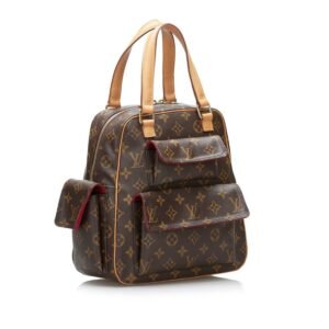 LOUIS VUITTON Monogram Exantry Cite Handbag M51161 Brown PVC Leather Ladies | AlmaBagz