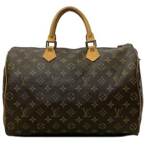 Louis Vuitton Handbag Speedy 35 Brown Monogram M41526 Boston VL882 LOUIS VUITTON Women's Men's Small Nume | AlmaBagz