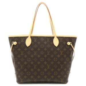 LOUIS VUITTON Neverfull MM Brown Pivoine Monogram PVC coated canvas M41178 | AlmaBagz