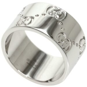 Gucci Icon # 6 Ring / K18 White Gold Ladies GUCCI | AlmaBagz