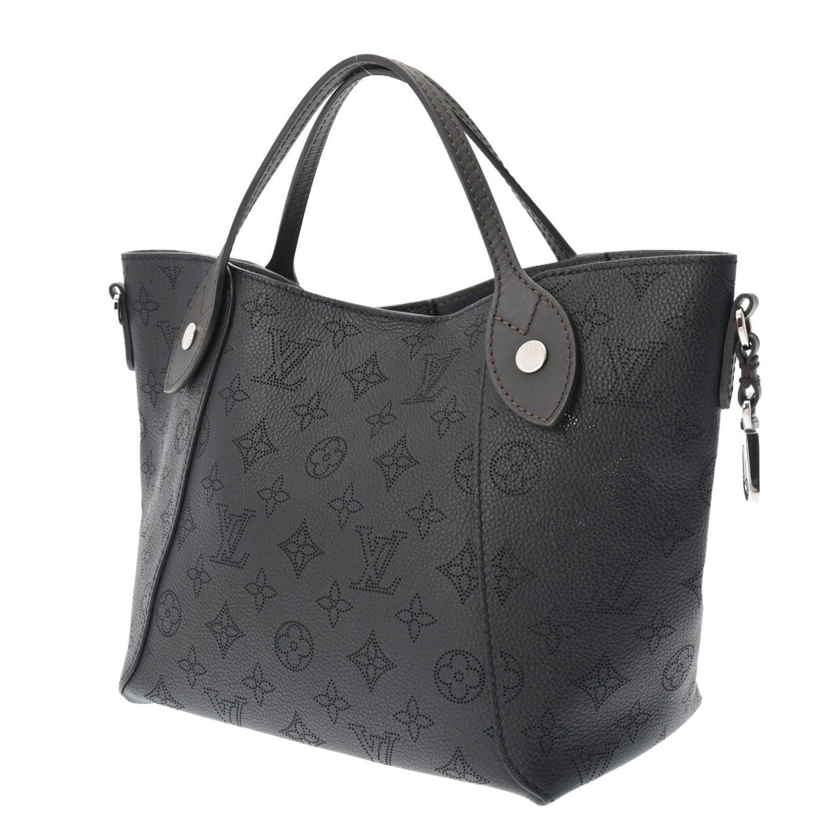 LOUIS VUITTON Monogram Hina PM Noir/Brown M54350 Women's Mahina Bag | AlmaBagz