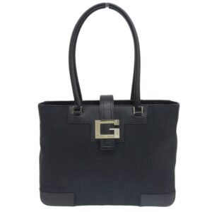 Gucci G logo handbag tote bag black 002 1109 001998 | AlmaBagz