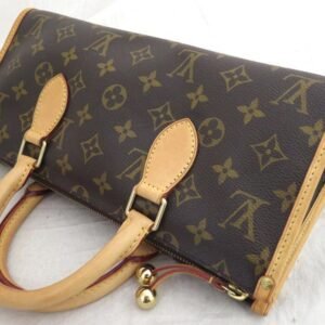 LOUIS VUITTON Handbag Monogram Popincourt Canvas Brown Women's M40009 e54399a | AlmaBagz