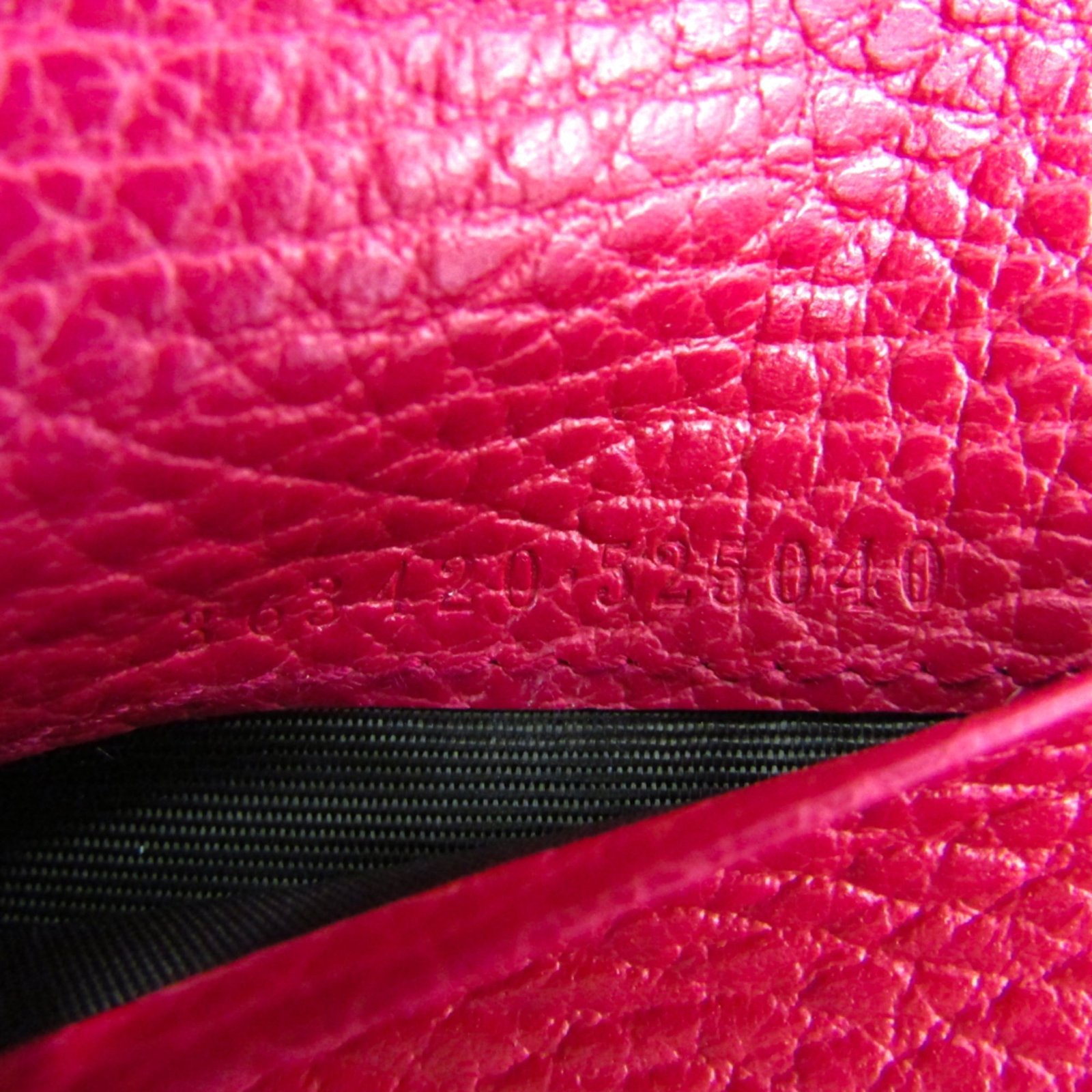 Gucci 363420 Women's Leather Long Bill Wallet (bi-fold) Pink | AlmaBagz - Image 10