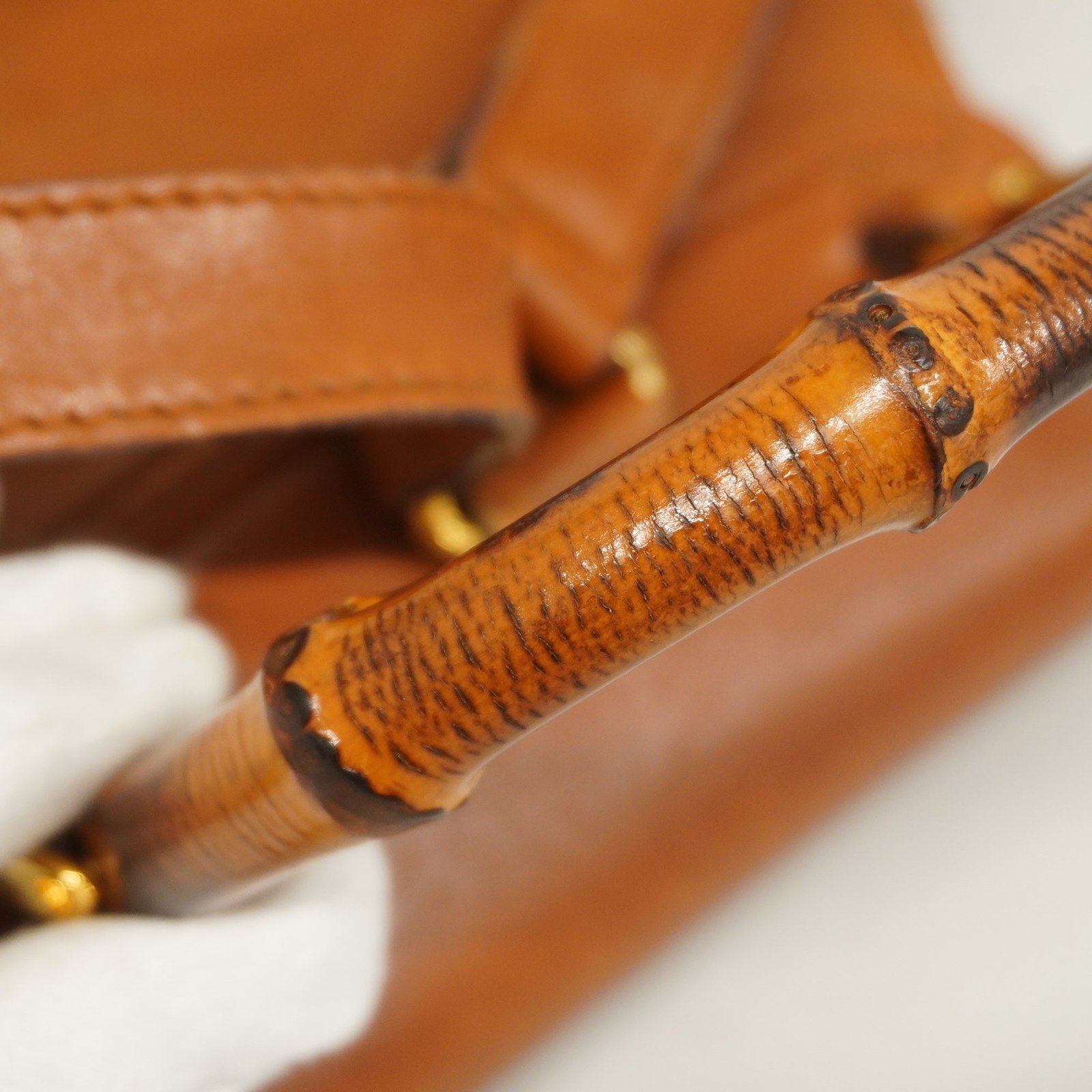 Gucci Bamboo Rucksack 003 1705 0030 Women's Leather Backpack Brown | AlmaBagz - Image 11