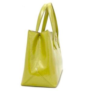LOUIS VUITTON Handbag Wilshire PM Yellow Green Monogram Vernis M91643 Patent Leather M049 Embossed Enamel LV | AlmaBagz