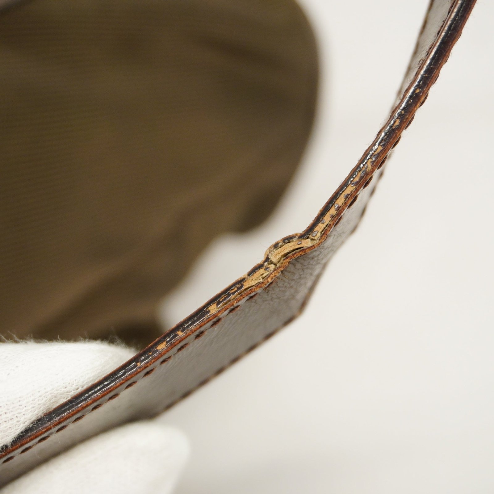 GUCCI Bamboo Rucksack 003 2058 0016 5 Women's Nylon Backpack Brown | AlmaBagz - Image 12