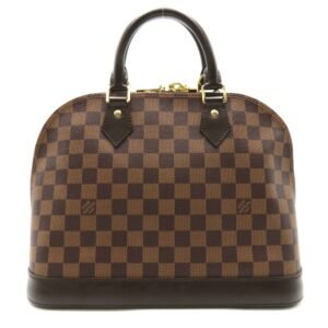 LOUIS VUITTON Alma PM Brown Ebene Damier PVC coated canvas N53151 | AlmaBagz