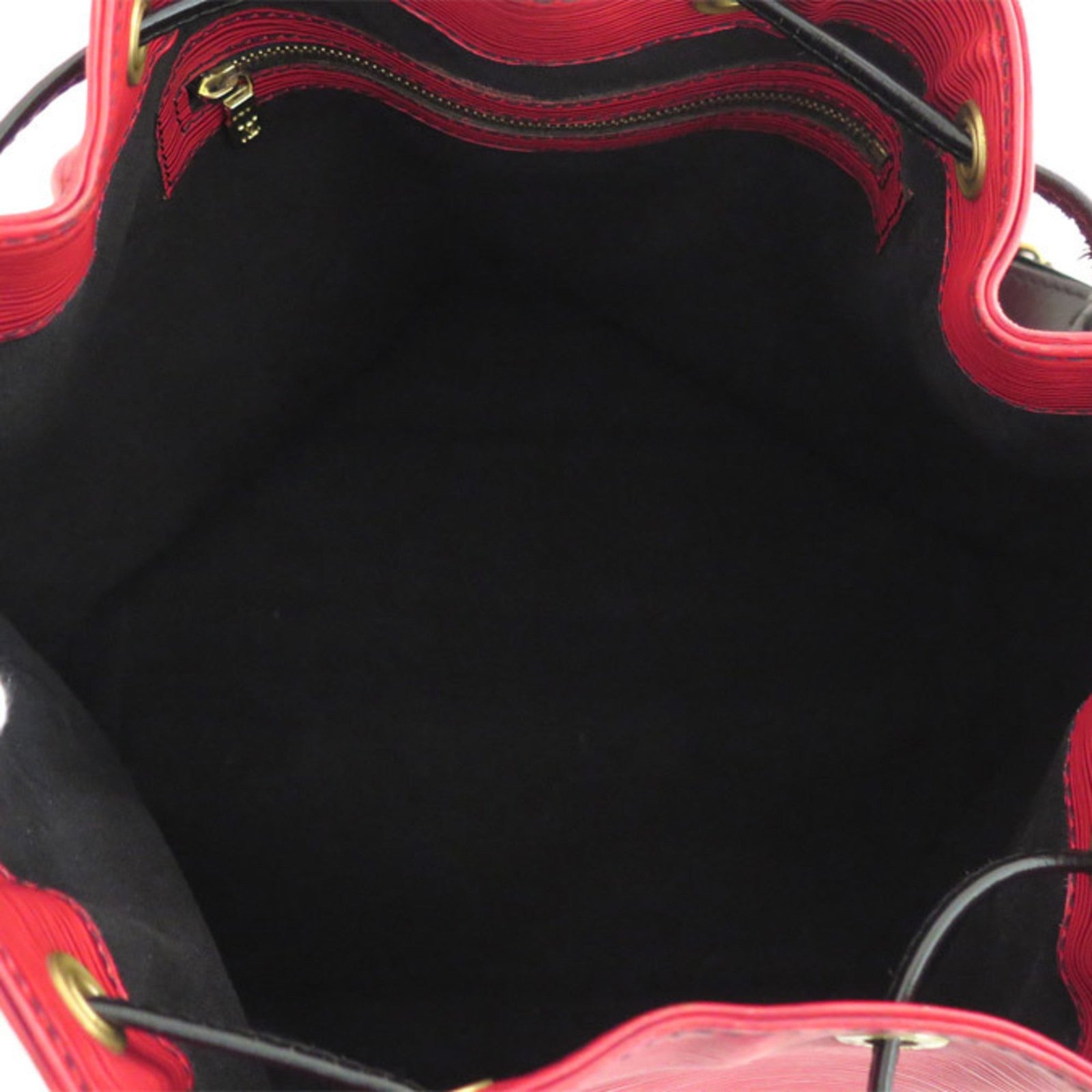 LOUIS VUITTON Shoulder Bag Epi Petit Noe Leather Red x Black Women's | AlmaBagz - Image 3