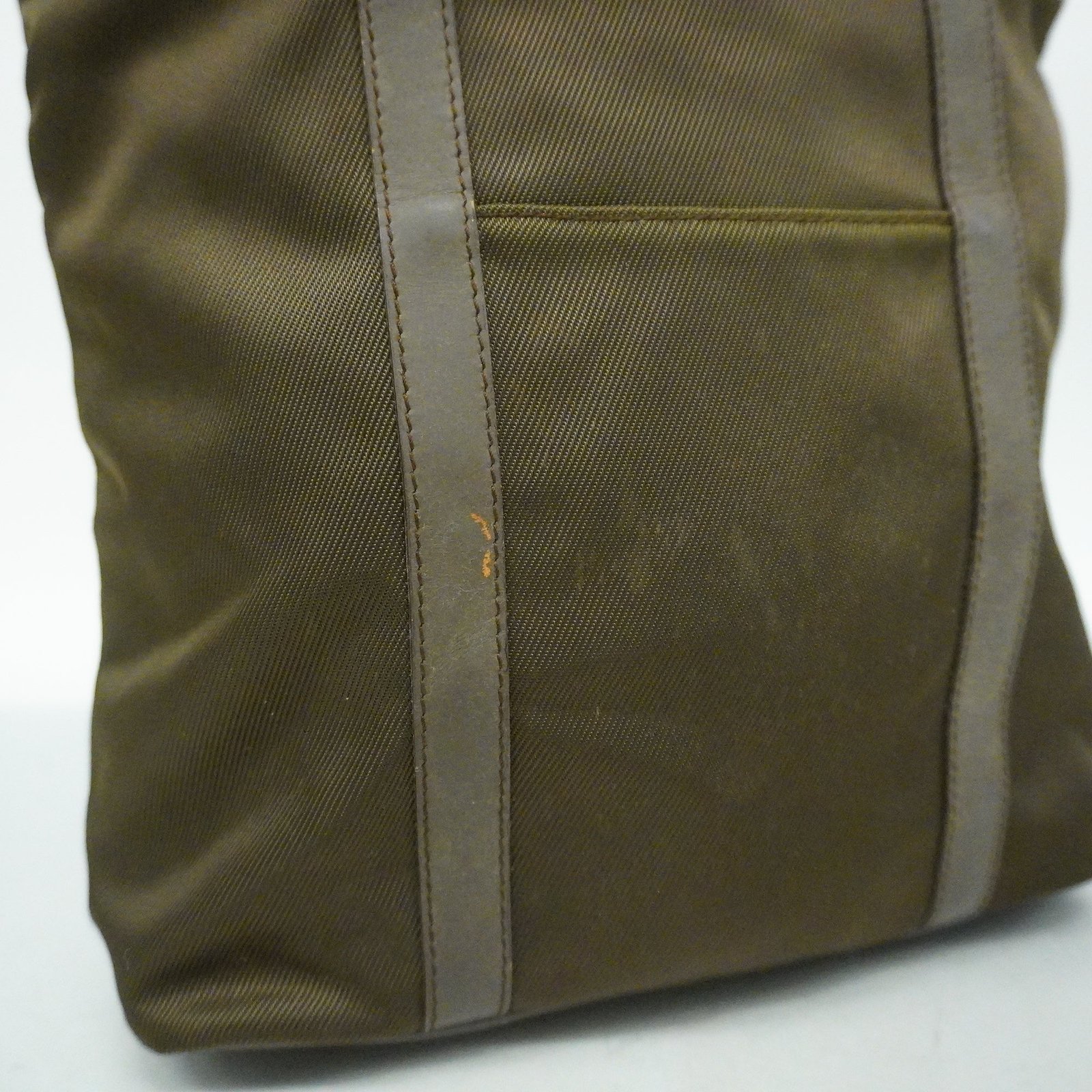 Gucci Bamboo Handbag 000 1998 0508 Women's Nylon Canvas Handbag Brown | AlmaBagz - Image 10