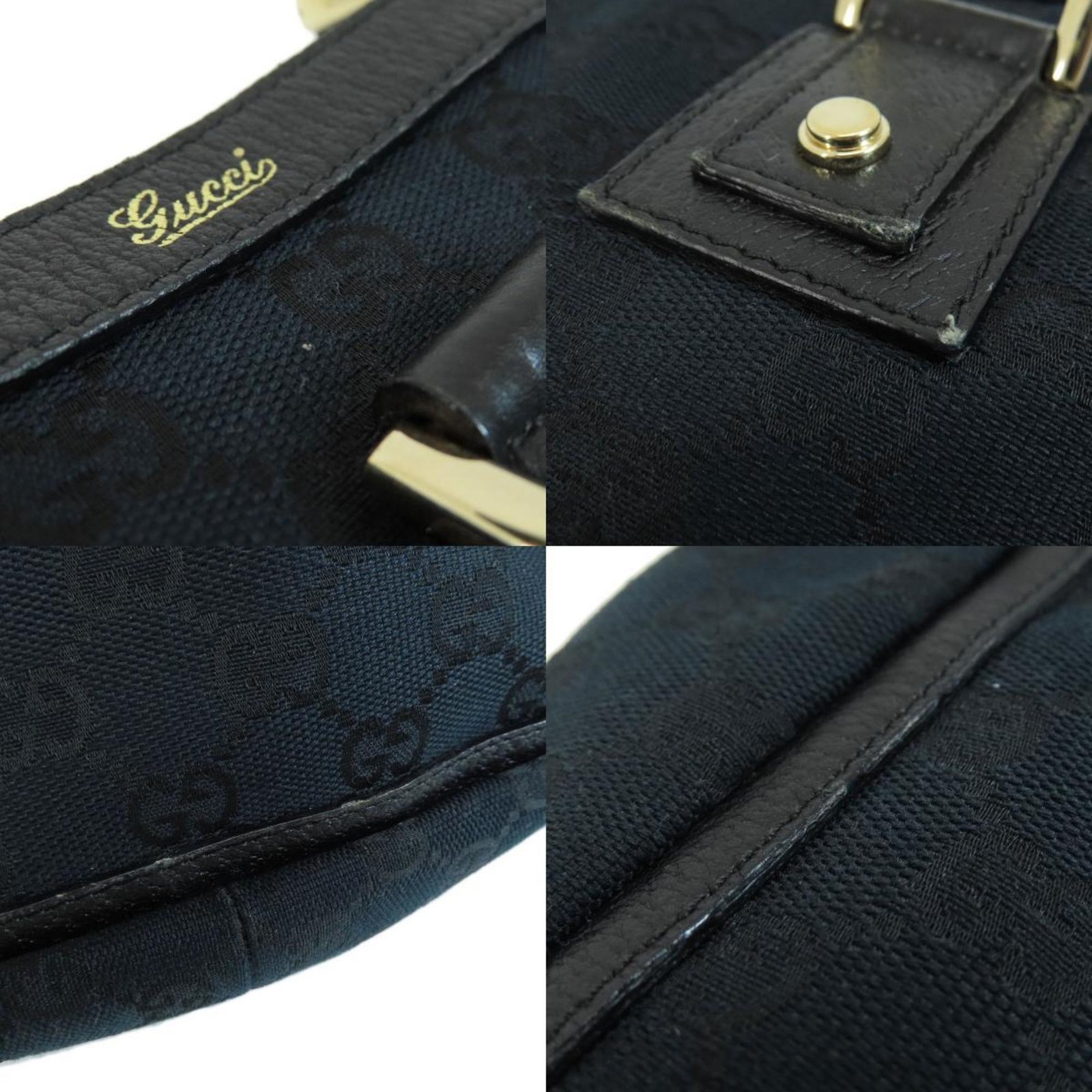 GUCCI 130739 GG Handbag Canvas Ladies | AlmaBagz - Image 6