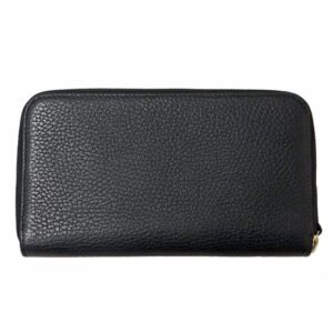 GUCCI Wallet Men's Long Leather Black 449347 Round | AlmaBagz