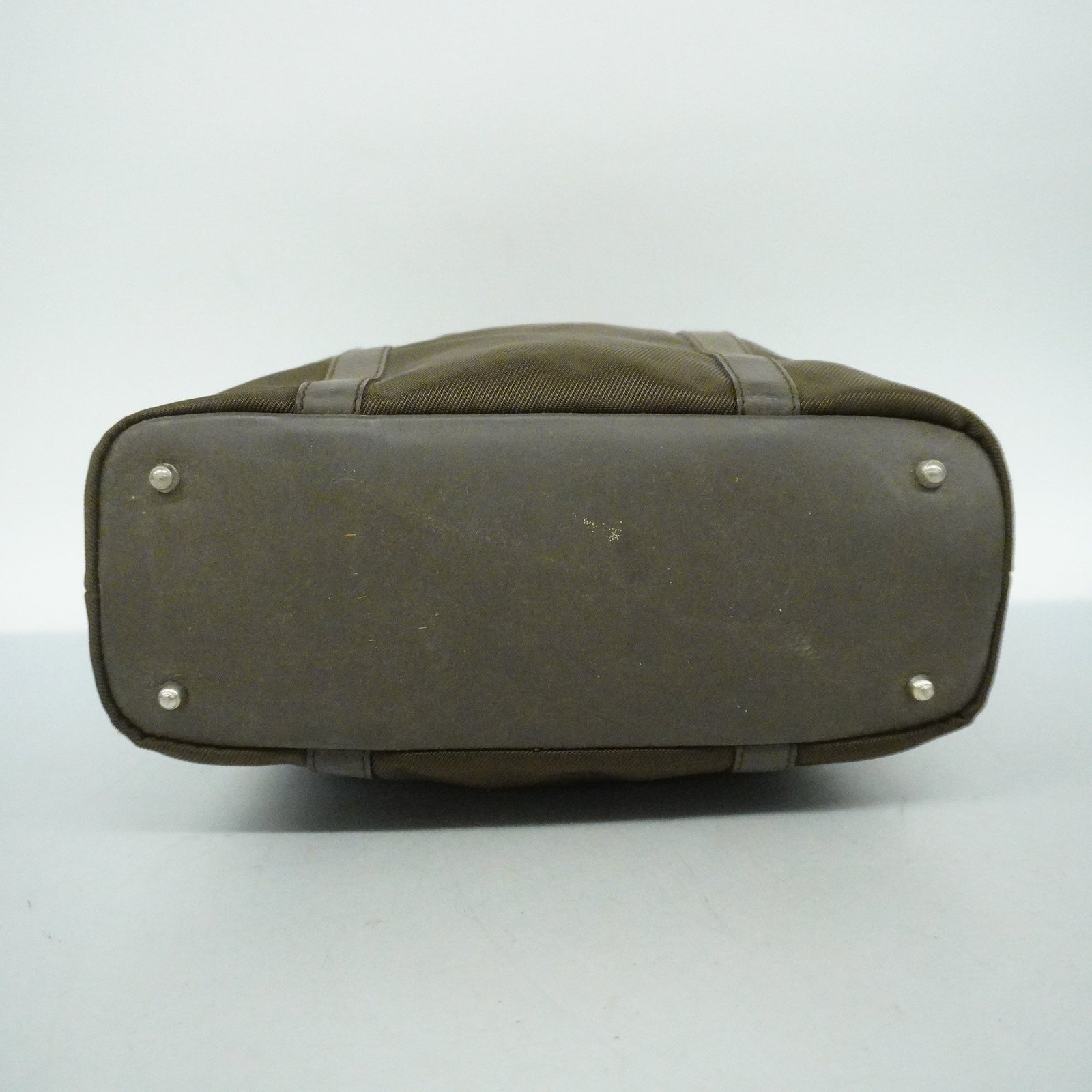 GUCCI Bamboo Handbag 000 1998 0508 Women's Nylon Canvas Handbag Brown | AlmaBagz - Image 3