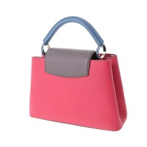 LOUIS VUITTON Capucines BB Fuchsia Ciel M52990 Ladies Canvas Leather Handbag | AlmaBagz