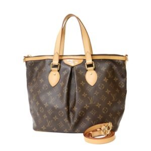 Louis Vuitton Handbag Monogram 2way Palermo PM M40145 Brown Women's Canvas | AlmaBagz