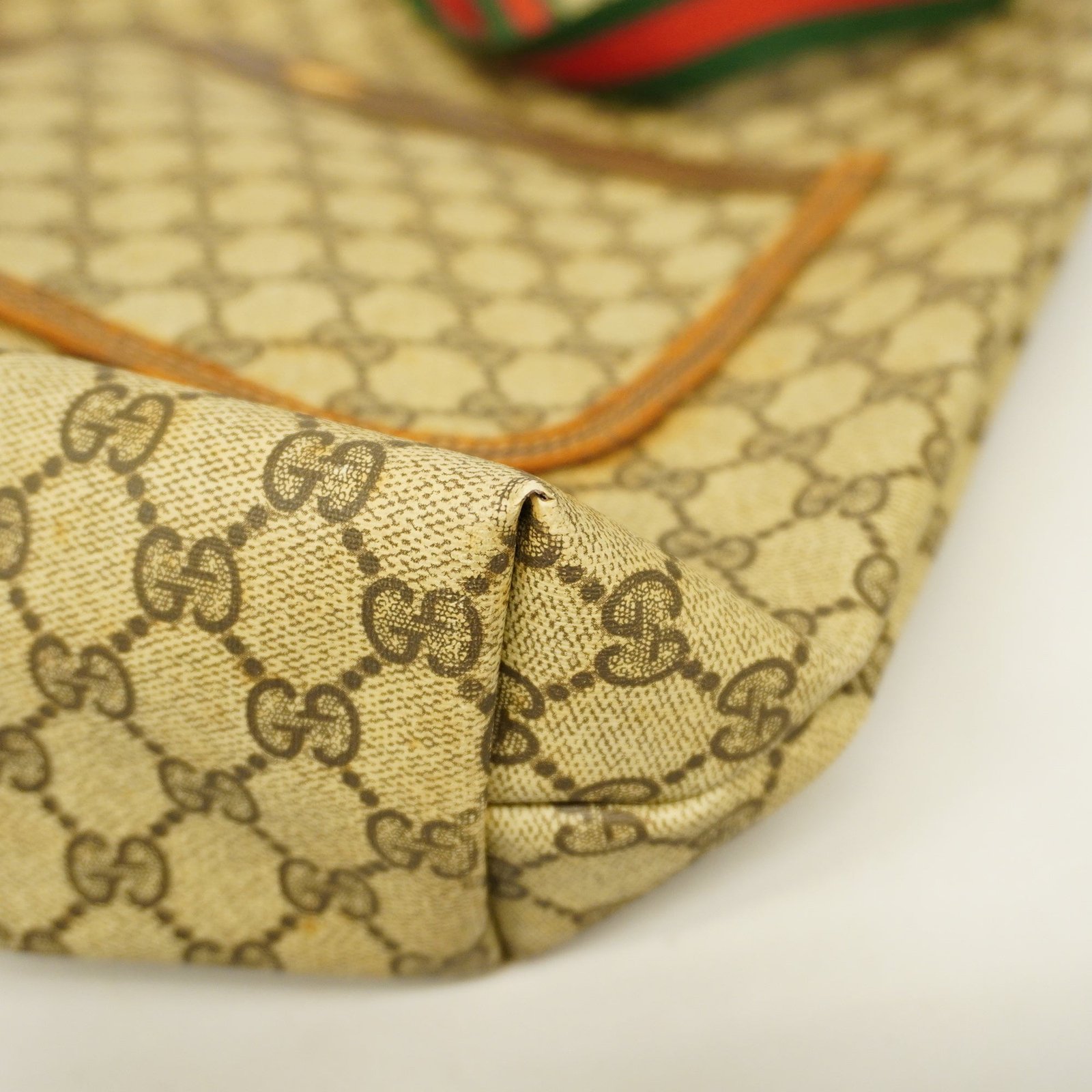 GUCCI Sherry Line Tote Bag Women's GG Supreme Tote Bag Beige | AlmaBagz - Image 6