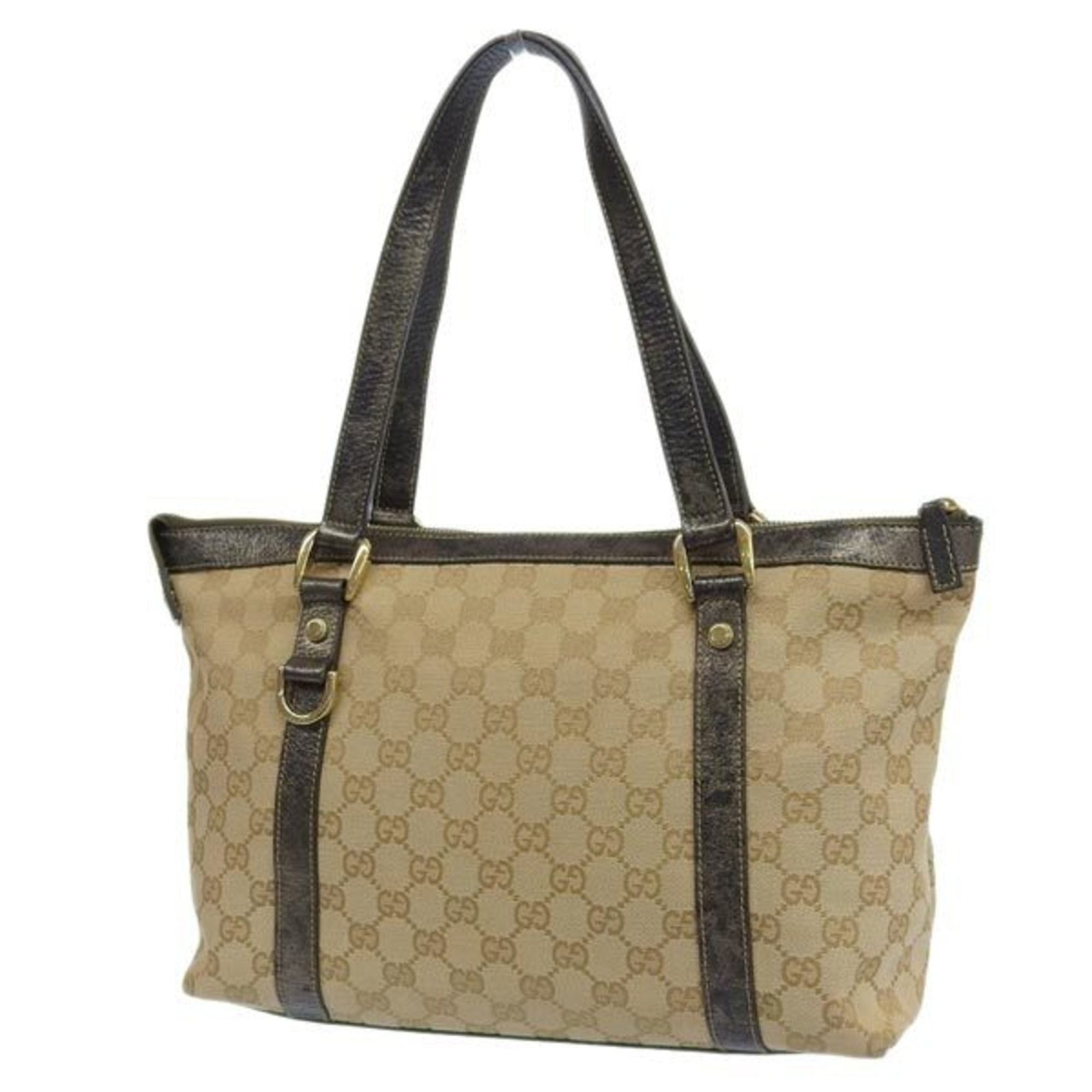 GUCCI GG Canvas Tote Bag 141470 Beige Women's | AlmaBagz