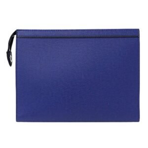 LOUIS VUITTON Bag Taiga Men's Clutch Second Pochette Voyage MM Cobalt M30575 Blue | AlmaBagz