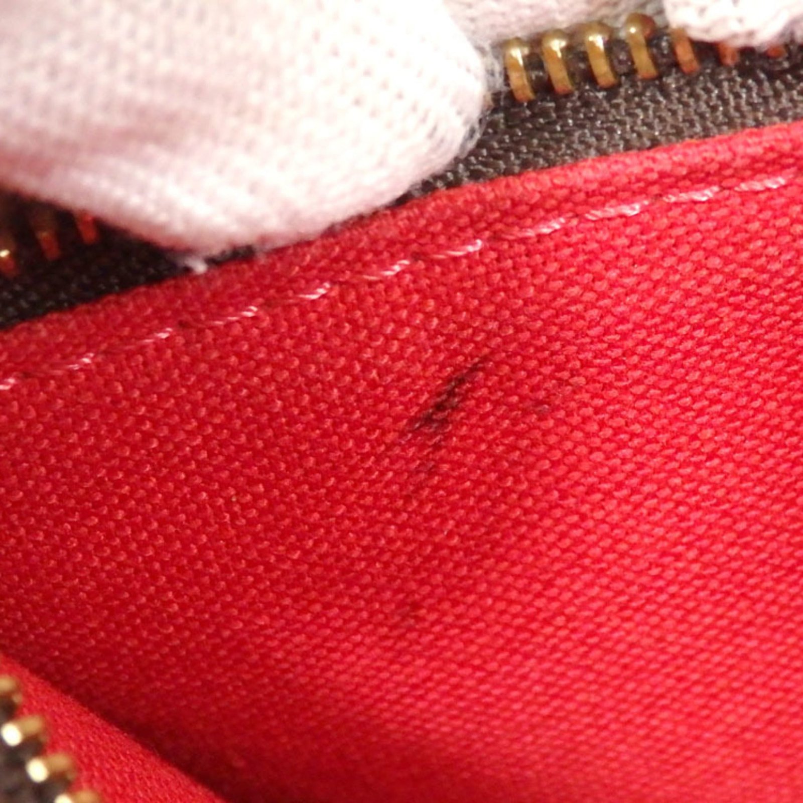 LOUIS VUITTON Shoulder Bag Damier Cava Rivington Women's N41108 Ebene | AlmaBagz - Image 9