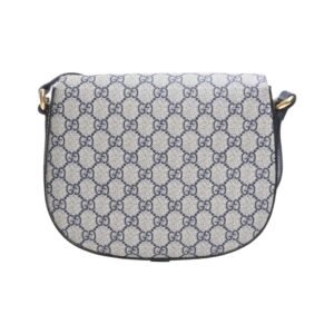 GUCCI GG Supreme Leather Shoulder Bag 432150 Navy Ladies | AlmaBagz