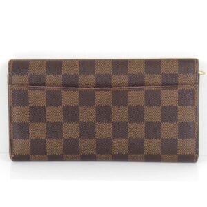 LOUIS VUITTON Portefeuille Sara N63209 Long Wallet Damier Canvas Women's | AlmaBagz