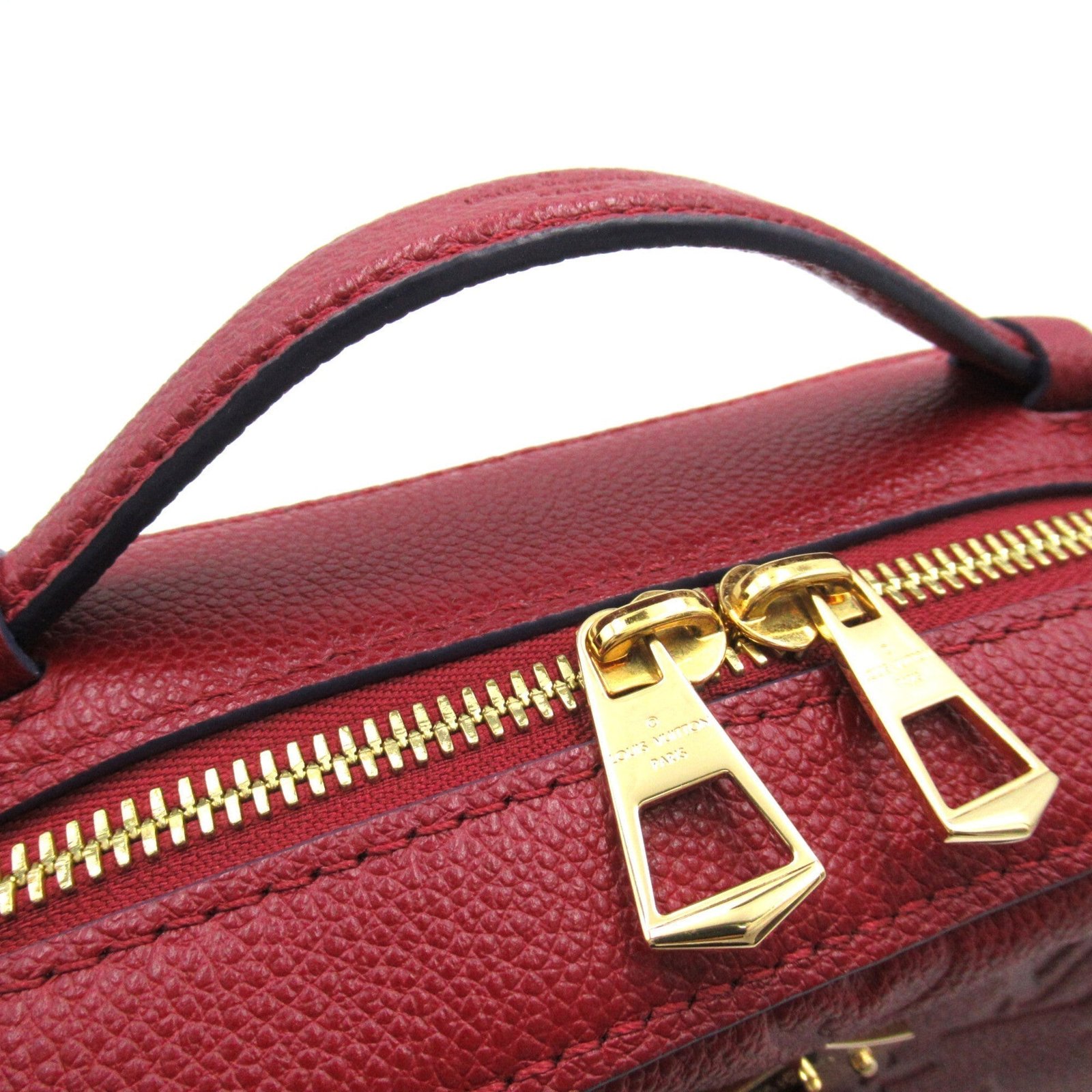 Louis Vuitton Saintonge Bordeaux system Cherry berry Monogram empreinte leather M44795 | AlmaBagz - Image 8