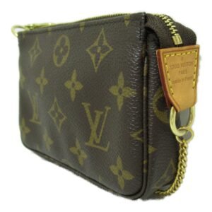 LOUIS VUITTON Mini Pochette Accessoires Brown Monogram PVC coated canvas M58009 | AlmaBagz
